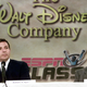 Robert A. Iger, (L) president and CEO of The Walt Disney Company, gives details of the purchase of Fox Family Worldwide as Michael Eisner, chairman and CEO of The Walt Disney Company